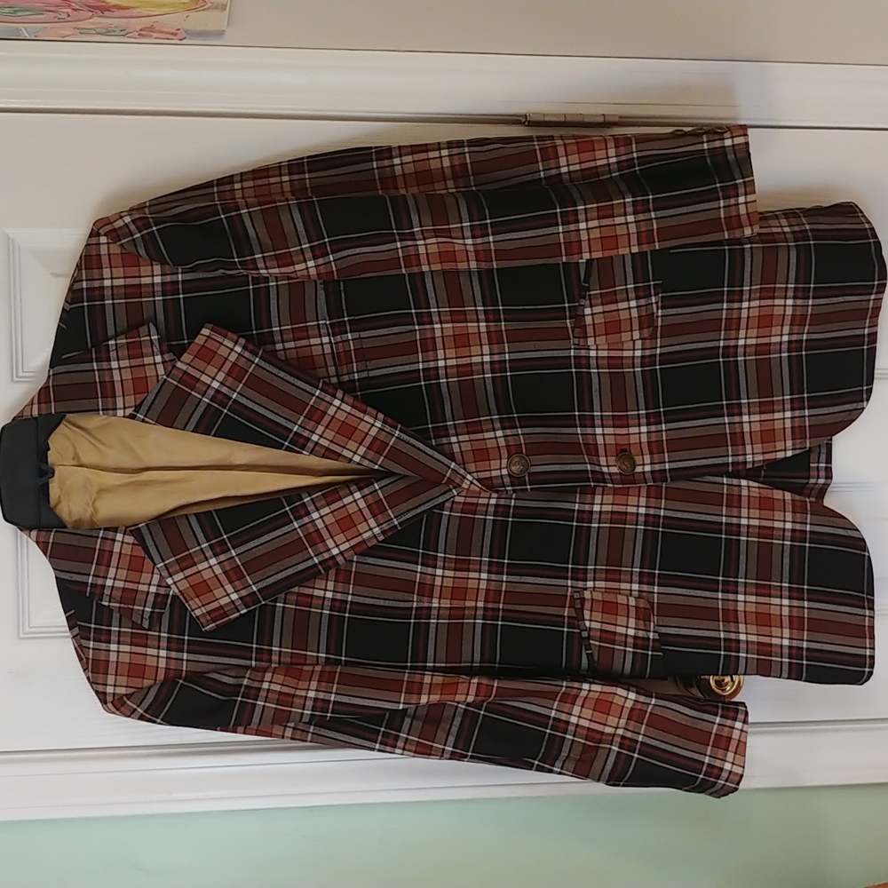 Vintage Men's Plaid Jacket,